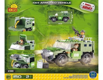 Cobi Malá armáda 2318 Obrněné vozidlo 4x4