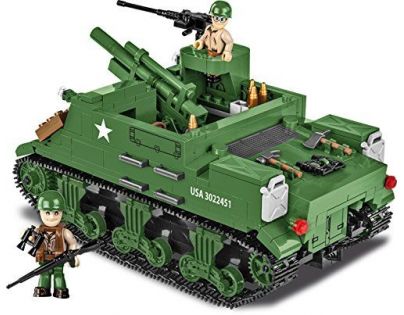 Cobi 2386 SMALL ARMY II WW M7 Priest 105 mm HMC, 500 k, 2 f