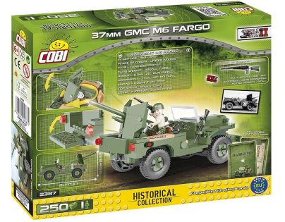 Cobi 2387 SMALL ARMY – II WW 37 mm GMC M6 Fargo, 250 k, 1 f