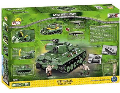 Cobi 2389 SMALL ARMY – II WW M18 Hellcat, 460 k, 2 f