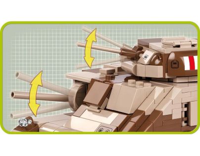 Cobi 2391 SMALL ARMY II WW M3 Grant, 555 k, 1 f