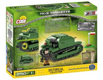 Cobi 2392 Malá armáda II. svetová vojna TKS 3 Tankette