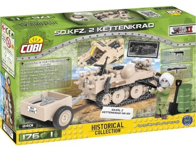 Cobi 2401 Malá armáda II. svetová vojna Sd. Kfz. 2 Kettenkrad 176 dielikov