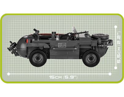 Cobi 2403 Malá armáda II. svetová vojna VW typ 166 Schwimmlwagen 200 dielikov