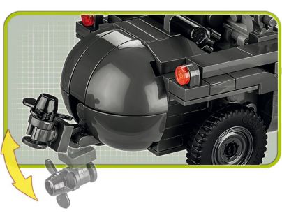Cobi 2403 Malá armáda II. svetová vojna VW typ 166 Schwimmlwagen 200 dielikov