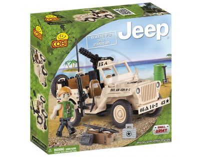 Cobi Malá armáda 24091 Jeep se samopalem