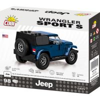 Cobi Jeep Wrangler Sport S 1:35 modrý 3