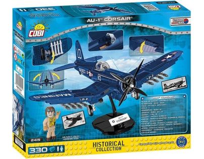 Cobi 2415 Korean War Vought AU-1 Corsair 330 dielikov