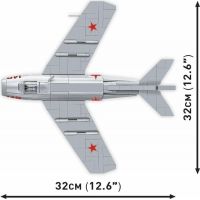 Cobi 2416 vojenské stíhacie lietadlo MIG-15 Fagot 2