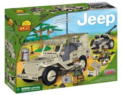 COBI 24201 - Jeep Willys - Jeep Willys MB s dělem