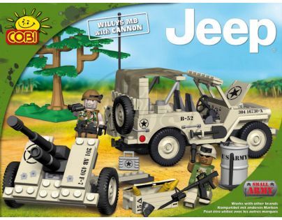 COBI 24201 - Jeep Willys - Jeep Willys MB s dělem