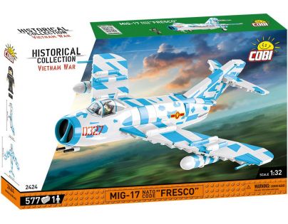 Cobi 2424 Vietnamská vojna MIG-17 NATO kód Fresco 577 dielikov