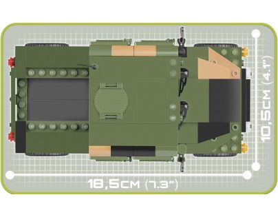 COBI 24304 Small Army NATO Armored vehicle 255 k, 1 f