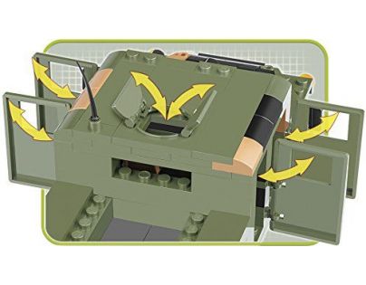 COBI 24304 Small Army NATO Armored vehicle 255 k, 1 f