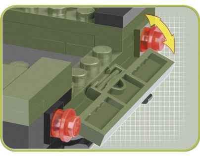 COBI 24304 Small Army NATO Armored vehicle 255 k, 1 f