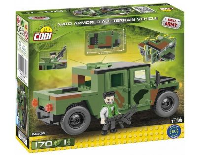 Cobi 24306 NATO terénne vozidlo zelené, 170 k, 1 f