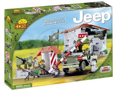 COBI 24310 - JEEP Willys MB  velitelská základna