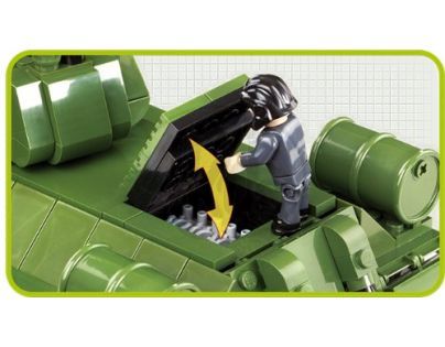 COBI 2444 - Malá armáda - II. světová válka - Tank 34/76