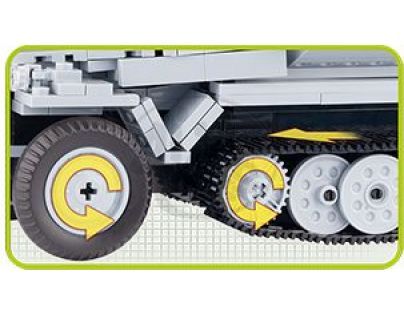 COBI 2442 - Obrněný transportér SD.KFZ. 251 Hanomag z II. svět. války