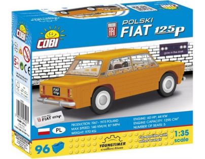Cobi 24522 Poľský Fiat 125 dielikov