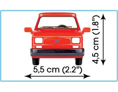 Cobi 24531 Youngtimer Malý FIAT 126p 1994-1999 1:35