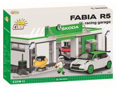 Cobi 24580 Škoda Fabia R5 Racing garáž
