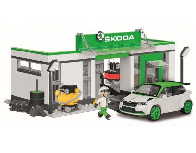 Cobi 24580 Škoda Fabia R5 Racing garáž
