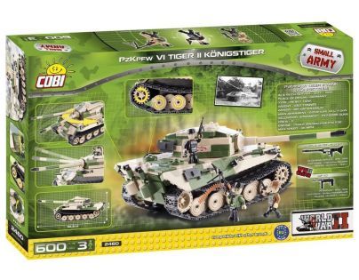 COBI 2460 - II. světová válka Tank Tiger II Königstiger