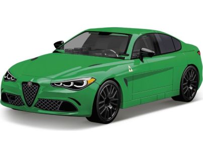 Cobi Alfa Romeo Gulia Quadrifoglio zelené - Poškodený obal