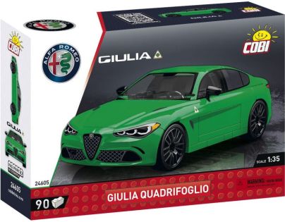 Cobi Alfa Romeo Gulia Quadrifoglio zelené - Poškodený obal