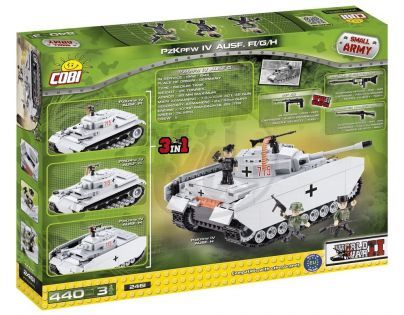 COBI 2461 - II. světová válka Tank Panzer IV ausf. F1/G/H