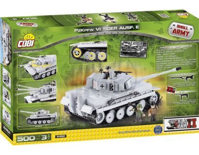 COBI 2462 - II. světová válka Tank TIGER ausf. E
