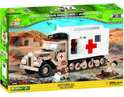 Cobi 2518 Malá armáda II. svetová vojna Ford V3000S Maultier Ambulance