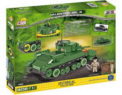 Cobi 2521 Malá armáda II. svetová vojna Infantry Tank Mk. III Valentine