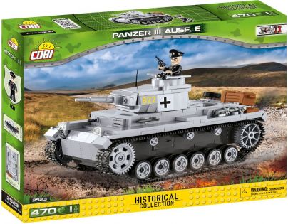 Cobi 2523 Malá armáda II. svetová vojna Panzer III Ausf E - Poškodený obal