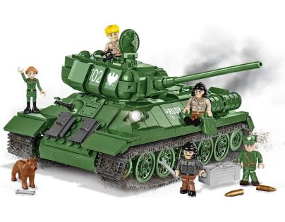 Cobi 2524 II. svetová vojna T-34-85 Rudy 102