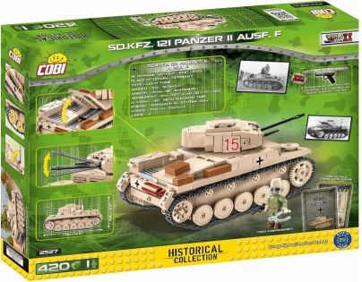 Cobi 2527 Malá armáda II. svetová vojna SD.KFZ.121 Panzer II Ausf. F
