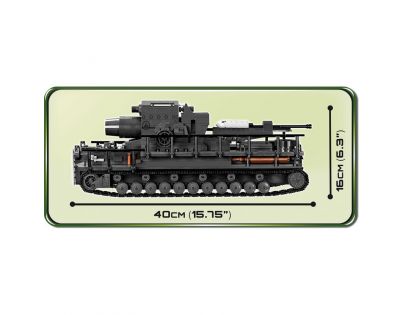 Cobi 2530 II. svetová vojna II WW 60 cm Karl-Gerät 040, 1500 k, 4 f