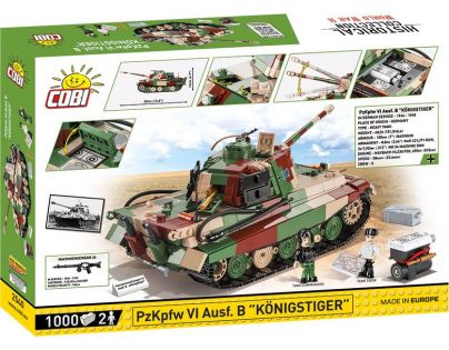 Cobi 2540 Malá armáda II. svetová vojna Panzer VI Tiger Ausf. B Konigstiger 1000 dielikov