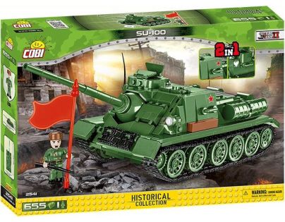 Cobi 2541 Malá armáda II. svetová vojna SU 100 Tank 655 dielikov