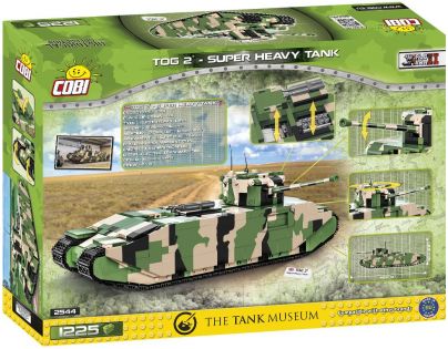Cobi II. svetová vojna TOG 2 Tank Museum 1225 dielikov