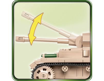 Cobi 2546 II. svetová vojna Panzer IV Ausf G DAK 559 dielikov