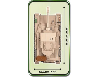 Cobi 2546 II. svetová vojna Panzer IV Ausf G DAK 559 dielikov