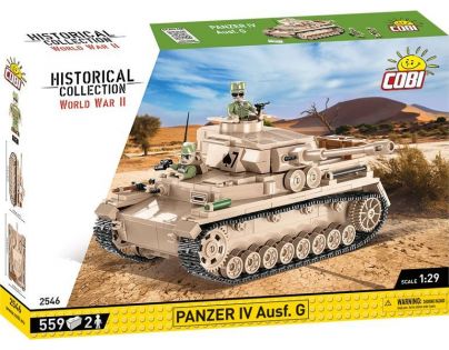 Cobi 2546 II. svetová vojna Panzer IV Ausf G DAK 559 dielikov