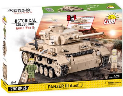 Cobi 2562 II. svetová vojna Panzer III Ausf J 2 v 1