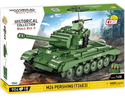 Cobi 2564 Americký tank M26 Pershing T26E3 904 dielikov Poškodený obal