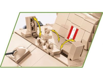 Cobi 2568 II. svetová vojna Panzer V Panther Pudel 840 dielikov