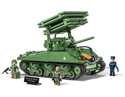 Cobi 2569 II. svetová vojna M4A3 Sherman with T34 Calliope executive edition