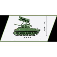 Cobi 2569 II. svetová vojna M4A3 Sherman with T34 Calliope executive edition 5