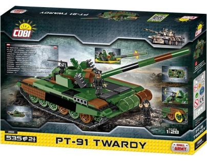 COBI 2612 Small Army Tank PT91 twarda, 535 k, 2 f